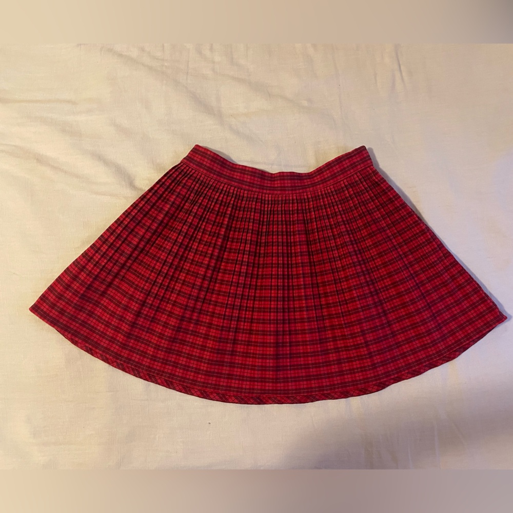 Plaid Mini Skirt